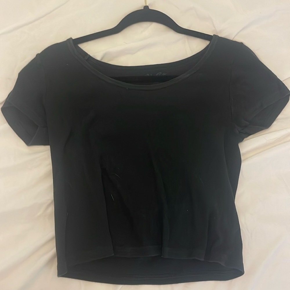 J Galt black washed zelly top small